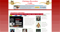 Desktop Screenshot of christmasdecorationcrafts.com